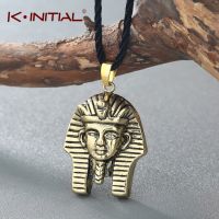 Kinitial Egyptian Queen Necklaces Vintage Jewelry Amulet Falcon Kolovrat Cross Pendant Necklace for Men Fashion Bijoux colar Fashion Chain Necklaces