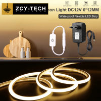 ZCY กันน้ำ LED นีออนแถบแสงเข้าสู่ระบบผนังศิลปะเข้าสู่ระบบคืนโคมไฟคริสต์มาสของขวัญวันเกิดงานแต่งงานแขวนผนังพรรคบ้านคริสต์มาสกลางแจ้งห้องนั่งเล่นเพดานหอพักตกแต่งแสงโคมไฟ