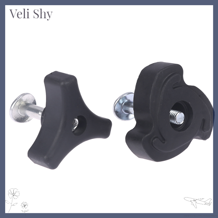 veli-shy-น็อตสามเหลี่ยมพลาสติกพร้อมน็อตลูกบิดสกรูยึดสลักเกลียวอะไหล่