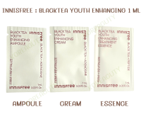 หมดอายุ 2026 INNISFREE BLACKTEA YOUTH ENHANCING AMPOULE / CREAM / TREATMENT ESSENCE 1 ML