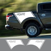 2022 Trunk Side Vinyl Custom Decor Stickers For Mitsubishi L200 Triton Pickup Mudslinger Side Door Truck Cover Auto Essories