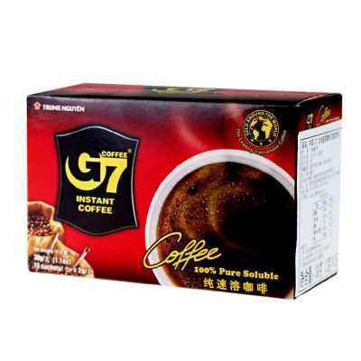 กาแฟดำสำเร็จรูป G7 15 ซอง x 2 กรัม 1 กล่อง  คีโตดื่มได้ g7 black instant coffee