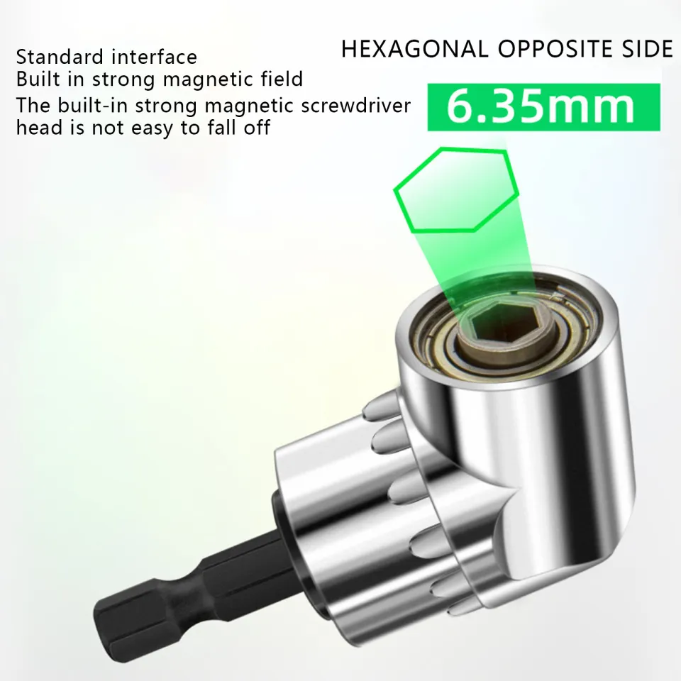 105 Degree Right Angle Drill Attachment Flexible Angle Extension