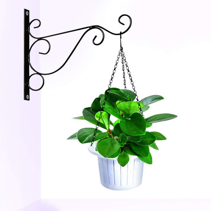 1pcs Ornament Display Stand Flower Pot Stand Holder Iron Pothook Stand EH 