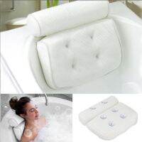 Breathable 3D Mesh Spa Bath Pillow SPA Non-Slip With Suction Cups Neck And Back Support Bath Pillows Bathroom Supply Head Rest