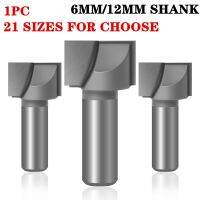 1pc 6mm 12mm shank ทําความสะอาดด้านล่างแกะสลักบิตคาร์ไบด์เราเตอร์บิตเครื่องมืองานไม้ CNC Milling Cutter Endmill สําหรับไม้