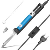 【CW】 30W 110V /220V Electric Soldering Iron Tin Sucker Desoldering With Through-needle And Nozzle