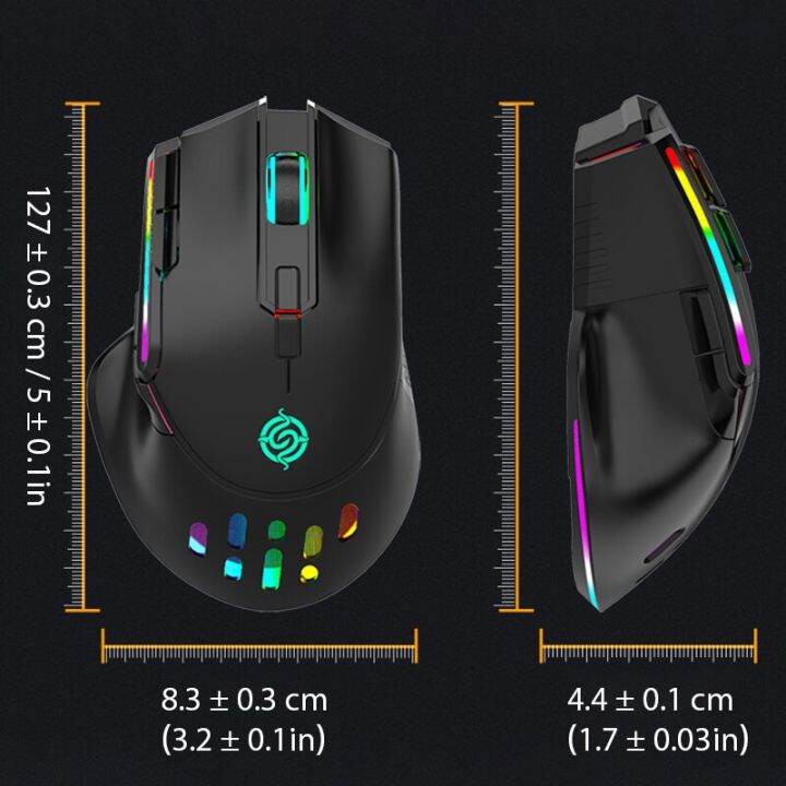 2022ใหม่2-4ก-ไร้สายไร้เสียงรวงผึ้งเมาส์สำหรับเล่นเกมส์3200-dpi-เมาส์คอมพิวเตอร์เดสก์ท็อปแบบชาร์จไฟได้ตามหลักสรีรศาสตร์