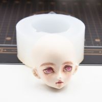 Ultra-light clay face mold fondant silicone face mold hand-made face anime cartoon man 8 points BJD doll face Clay  Dough