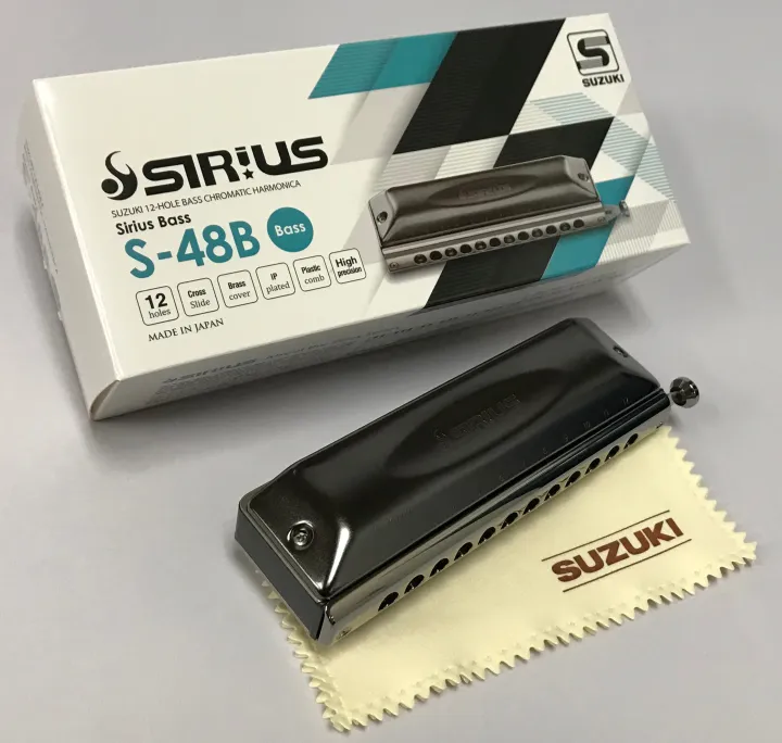 Suzuki Harmonica S48B Sirius Bass Chromatic. Made in Japan Lazada