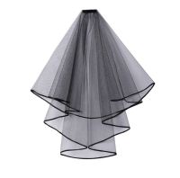 HOT Decorations wedding Veil Bride Veils girl bridal with comb black