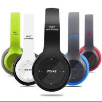 P47 Wireless Headphones หูฟังบลูทูธ หูฟังแบบครอบพร้อมไมค์ รองรับได้ทั้งโทรศัพท์แท็บแล็ต