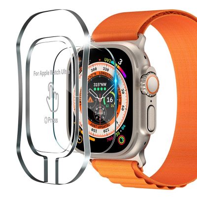 Tempered Glass Screen Protector For Apple Watch Ultra 49MM With Alignment Film Tool for iwatch 49MM Film Protection Accessories