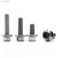 ▽❍◇  1-10pcs M5 M6 M8 M10 M12 GB5787 A2-70 304 Stainless Steel Hexagon Head Screw with Serrated Flange Cap Hex Washer Head Bolt