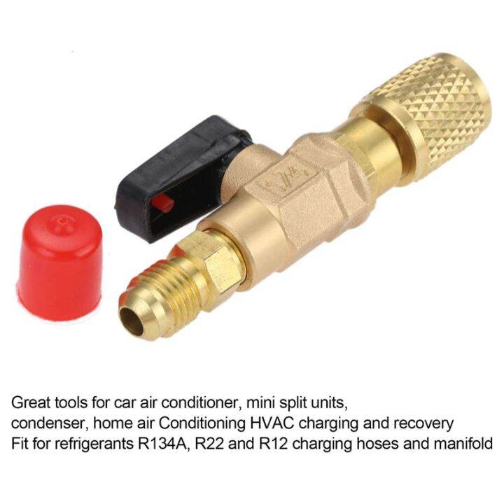 3pcs-set-brass-r410a-refrigerant-straight-ball-valves-ac-charging-hoses-brass-1-4-inch-male-to-1-4-inch-5-16-inch-female-sae-valve