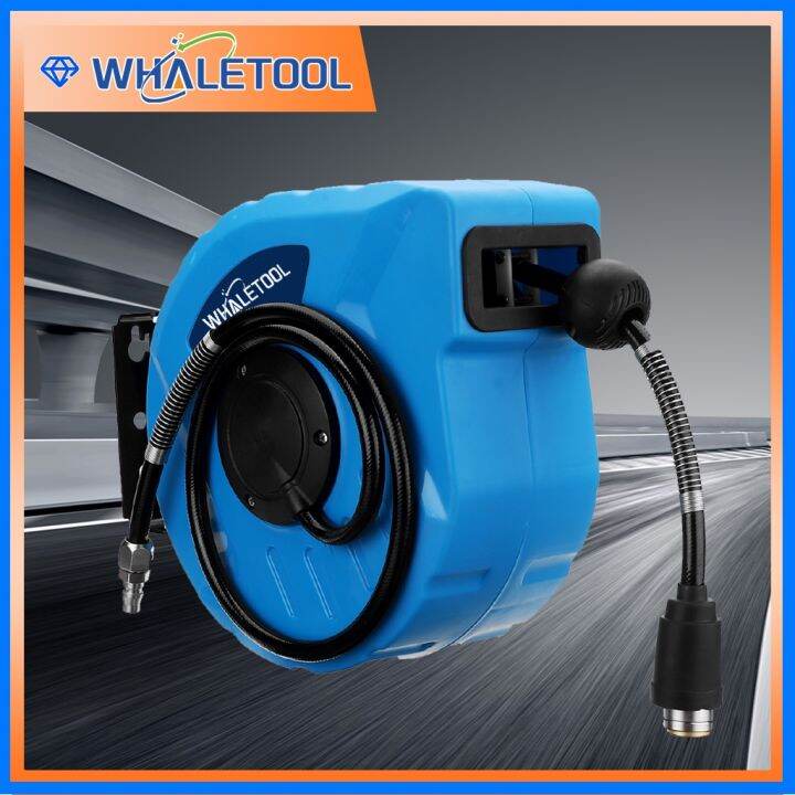 Air Hose Reel Auto Reel [High Pressure] 1/4" 10M Retractable Rewind Air