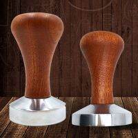 ‘；【。 Hot 51Mm/53Mm/58Mm Espresso Coffee Tamper Pressure Tamper Powder Hammer Wood Handle Coffee Distributor Distributor Tampers Tool