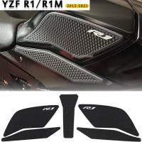 สำหรับ Yamaha YZF R1 R1M YZFR1 2015 -2021 2020รถจักรยานยนต์อุปกรณ์เสริมด้านข้างถังน้ำมันปลอกปกป้องเข่าสติกเกอร์ที่ยึดเข่าแผ่นกันกระแทก