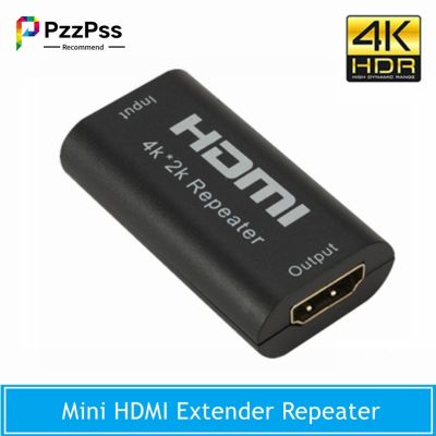 PzzPss Mini 4K X 2K HDMI Extender Repeater Hingga 40M V1.4 3D 1080P HD Adaptor Penguat Sinyal Penguat Atas Sinyal HD TV DVD