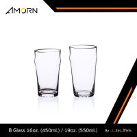 JJGLASS - (AMORN) B Glass  - แก้วน้ำดื่ม 2 ขนาด ปริมาตรความจุ 450 มล.และ 550 มล.