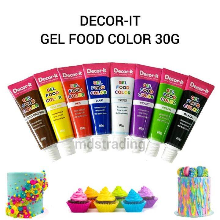 30G DecorIt Gel Food Color Coloring Baking Lazada PH