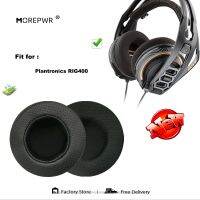 [Feida Digital Store] แผ่นรองหูฟังสำหรับ Plantronics RIG 400 RIG-400 RIG400ชุดหูฟังอะไหล่เบาะหนังกำมะหยี่ Earmuff หูฟังฝาครอบ