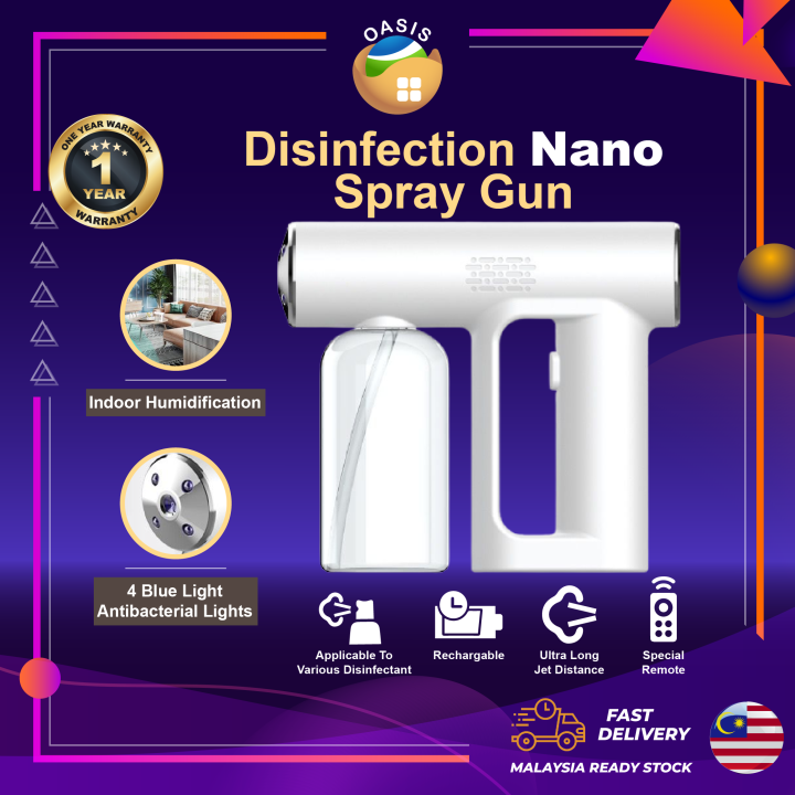 OASIS Disinfection Nano Spray Gun Sanitizer Fogging Spray Atomizer Blue