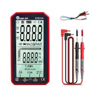 TOOLTOP ET8134 Digital Smart Multimeter NCV Tester DC/AC Voltage Current Measurement Capacitance Resistance Measuring Meter Electrical Trade Tools Tes