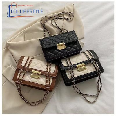 【พร้อมส่ง】Lcl  lifestyle
กระเป๋าสะพายข้าง  กระเป๋าผู้หญิง สไตล์ เกาหลี แบบเก๋ๆ รุ่น D-1466