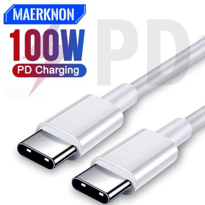 Chaunceybi 100W USB C to Type Cable Fast Charging Data Macbook iPad To