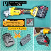 คุณภาพสูง มิติ สําหรับ Powertools Abs P20S 3 อะแดปเตอร์แปลง Ingco Total พิมพ์