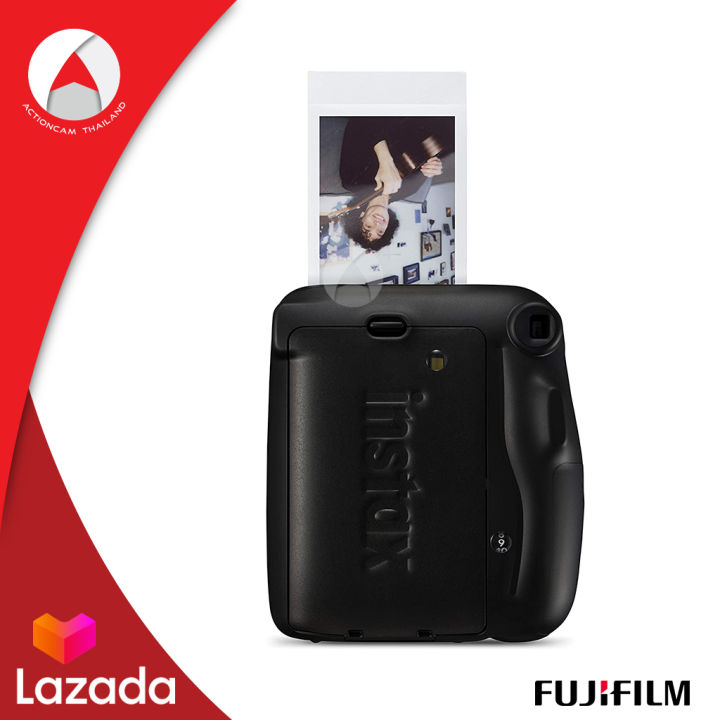 fujifilm-instax-camera-mini-11-กล้องอินสแตนท์-กล้องโพลารอยด์-instant-camera-สีเทาเข้ม-charcoal-gray-ประกันศูนย์-1-ปี-พิมพ์รูปจากกล้องได้-ด้วยแผ่นฟิล์ม-instax