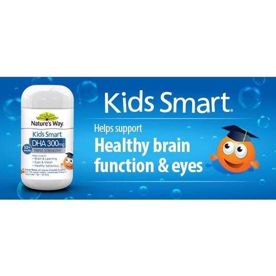 natures-way-kids-smart-dha-300mg-triple-strength-50-soft-capsules-ดีเอชเอสูง-บำรุงสมองแดวงตา-วิตามินสำหรับเด็ก-อาหารเสริมเด็ก-บำรุงสมอง-อาหารเสริม-อาหารสำหรับเด็ก