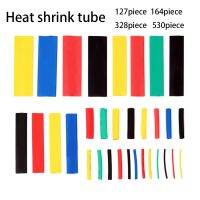 530pcs/Set Polyolefin Shrinking Assorted Heat Shrink Tube Wire Cable Insulated Sleeving Tubing Set 2:1 Waterproof Pipe Sleeve