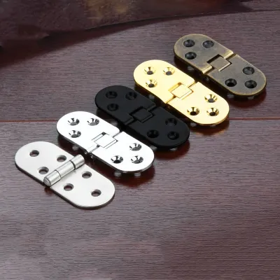 Zinc Alloy Mounted Folding Hinges Self Supporting Foldable Table Cabinet Door Hinge  Furniture Hardware