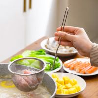 【hot】 New Hot Pot Colander Wall Mounted Skimmer Food Pasta Filter French Fries Strainer Utensils