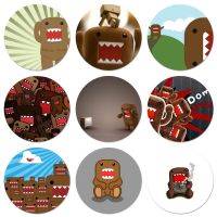 58mm Simple Domo Kun Icons Pins Badge Decoration Brooches Metal Badges For Backpack Decoration Fashion Brooches Pins