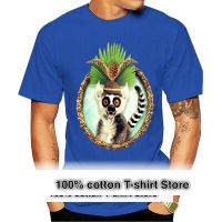 Lemur เสื้อยืด King Julian เสื้อเสื้อยืดฤดูร้อนชาย