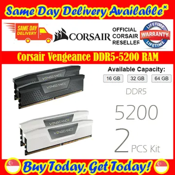 Corsair VENGEANCE DDR5 RAM 16GB (2x8GB) 5200MHz CL40 Intel XMP