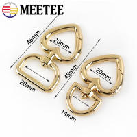 510Pcs 20mm Metal Bag Strap Swivel Trigger Buckles Dog Collar Clasps Keychain Clips Snap Hook DIY Luggage Hardware Accessories