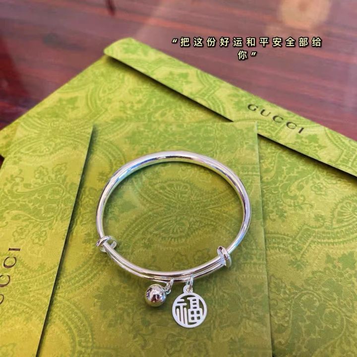 s999-sterlingbracelet-female-new-niche-design-solid-bracelet-footbracelet-for-girlfriend-girlfriend-birthday-gift