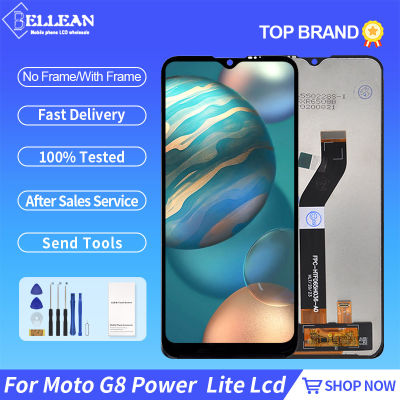 6.5นิ้วทดสอบการทำงานสำหรับ Motorola Moto G8 Power Lite จอแสดงผล Lcd Touch Panel Screen Digitizer สมัชชาเปลี่ยนด้วยเครื่องมือ
