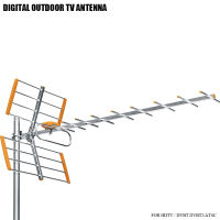 High Gain HD Digital Outdoor Antenna For DVBT2 HD ISDBT ATSC High Gain Strong Signal Outdoor Antenna