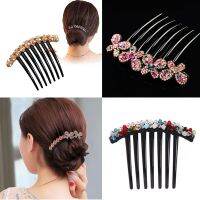 Multi-style crystal hairbrush colorful butterfly hair accessories new Korean version adult ladies hairbrush