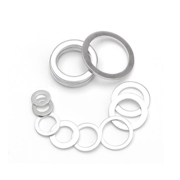 electrapick-20-100pcs-aluminum-flat-gasket-rings-washer-flat-screw-sealing-ring-m4-m5-m6-m8-m10-m12-m14-m16-m18-m20-m22-m24-m26