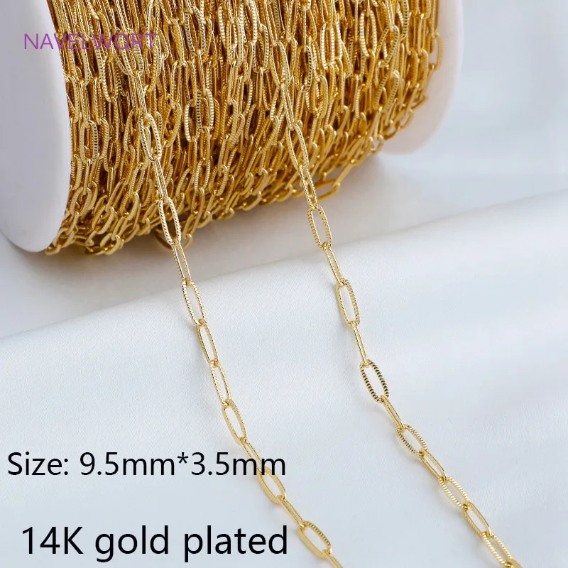 Plain Necklace Fine Chains 3.5 x 2.2mm Craft Chain for Jewellery Making DIY