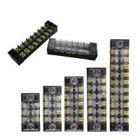 ❍◎ Dual Row Strip Screw Terminal Block Fixed Wiring Board wire connector TB-1503/TB-1506 15A TB-2503/TB2506 25A