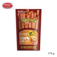 [MANOON] SLEEKY Chewy Snack Strap Lamb Flavored รสแกะ ขนาด 175 กรัม (ชนิดแผ่น)