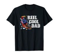 Reel Cool Dad. Usa Flag Large Mouth Bass Fisherman Angler Gift T Shirt 100% Cotton Short Sleeve O Neck Casual Mens T Shirts New| | - Aliexpress