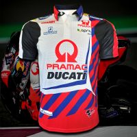 เสื้อโปโล-MotoGP Pramac-รถจักรยานยนต์ MG0007 Yohan Sargo (โปโล)